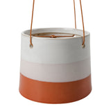 Collector Hanging Pot, Terracotta/Blush, 12.5cm diameter, by Burgon & Ball