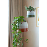 Collector Hanging Pot, Terracotta/Blush, 12.5cm diameter, by Burgon & Ball