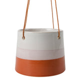 Collector Hanging Pot, Terracotta/Blush, 9.5cm diameter, by Burgon & Ball