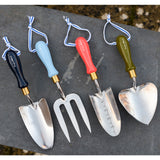 Transplanter, transplanting trowel, coral red, Collector range, by Burgon & Ball