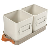 Collector Herb Pots, Mushroom colour, by Burgon & Ball