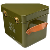 Collector Mini Seed Store, Olive, by Burgon & Ball