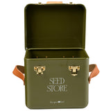 Collector Mini Seed Store, Olive, by Burgon & Ball