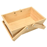 RHS Growing Gardeners children's garden basket, wooden basket, trug, by Burgon & Ball