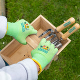 RHS Growing Gardeners children's gardening gloves, size large, by Burgon & Ball
