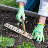 RHS Growing Gardeners children's planting ruler and dibber set by Burgon & Ball