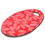 Kneelo memory foam garden kneeler, Oak Leaf design, Poppy colour, by Burgon & Ball