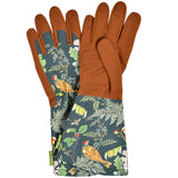 RHS Gifts for Gardeners 'Woodland Wonders' Gauntlet Gloves by Burgon & Ball