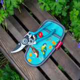 RHS Gifts for Gardeners 'Flora and Fauna' Pruner and Holster Set by Burgon & Ball