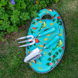 RHS Gifts for Gardeners 'Flora and Fauna' Trowel and Fork Set by Burgon & Ball