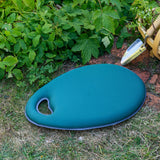 Limited-edition gloves and Kneelo kneeler bundle, evergreen and grey, by Burgon & Ball