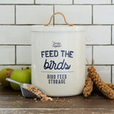 Burgon & Ball 'Feed the Birds' bird food tin - stone