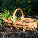 Large wooden garden trug by Burgon & Ball