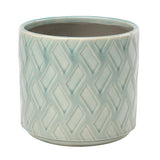 Barcelona indoor plant pot (celadon) by Burgon & Ball