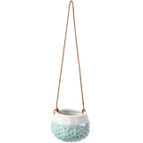 'Baby Dotty' hanging plant pot by Burgon & Ball, indoor plant pot