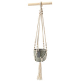 Macramé hanging plant pot by Burgon & Ball, indoor plant pot