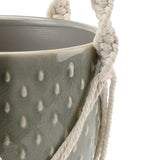 Macramé hanging plant pot by Burgon & Ball, indoor plant pot