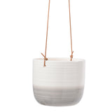'Ripple' hanging indoor plant pot by Burgon & Ball, indoor plant pot