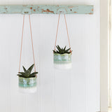 'Wave' hanging plant pot by Burgon & Ball, indoor plant pot