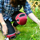Kneelo Knee Pads, Sangria colour, by Burgon & Ball