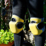 Kneelo® memory foam knee pads, Wheatsheaf colour, by Burgon & Ball