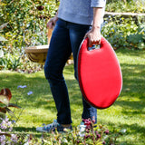 Kneelo® memory foam garden kneeler in 'Poppy' colour by Burgon & Ball