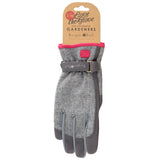 Love The Glove women's gardening glove in Grey Tweed, size small-medium, by Burgon & Ball