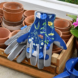 RHS Gifts for Gardeners British Meadow women's gardening gloves by Burgon & Ball 