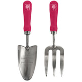RHS Gifts for Gardeners British Bloom gift-boxed trowel and fork set by Burgon & Ball