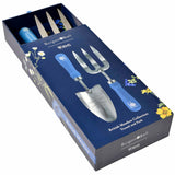 RHS Gifts for Gardeners British Meadow gift-boxed trowel and fork set by Burgon & Ball