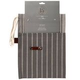 Sophie Conran for Burgon & Ball gardener's waist apron, half apron, grey ticking stripe